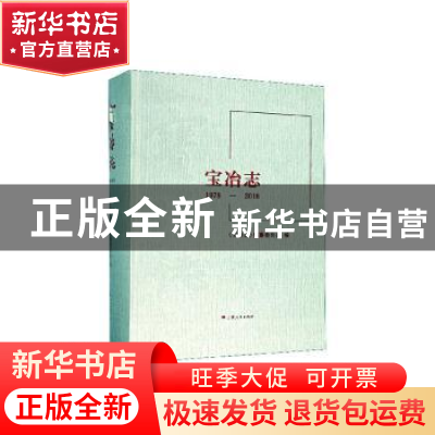 正版 宝冶志(1978-2018) 《宝冶志》编纂委员会 上海人民出版社