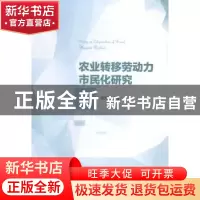 正版 农业转移劳动力市民化研究 欧阳慧著 中国经济出版社 978751