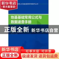正版 地基基础常用公式与数据速查手册 张立国 主编 知识产权出
