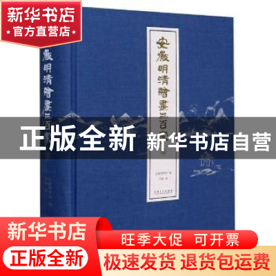 正版 安徽明清绘画三百家 刘畅 安徽美术出版社 9787539889122 书