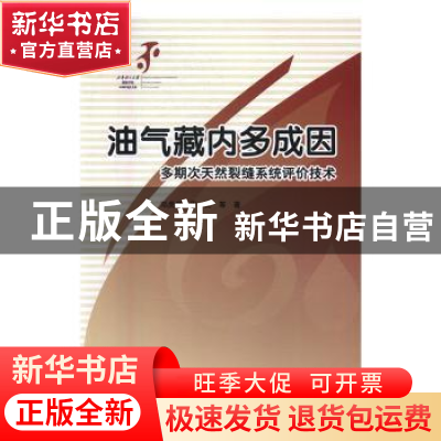 正版 油气藏内多成因多期次天然裂缝系统评价技术 邓虎成,周文等