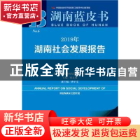 正版 2019年湖南社会发展报告(2019版) 谈文胜 社会科学文献出版