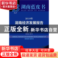 正版 2019年湖南经济发展报告 谈文胜 社会科学文献出版社 978752