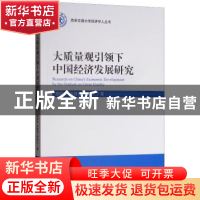 正版 大质量观引领下中国经济发展研究 袁晓玲,高建民,李政大著