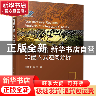 正版 集成电路非侵入式逆向分析 李清宝,张平 国防工业出版社 97