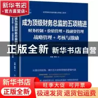 正版 成为顶级财务总监的五项精进:财务控制+价值管理+投融资管理
