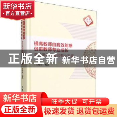 正版 提高教师自我效能感 促进教师专业成长 王艳荣 清华大学出版