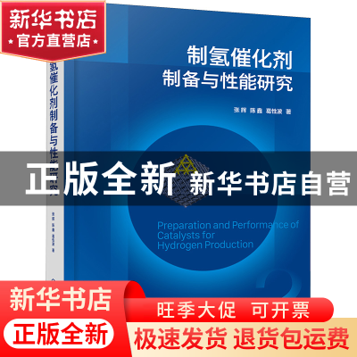 正版 制氢催化剂制备与性能研究 张辉,陈鑫,葛性波 化学工业出版