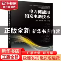 正版 电力储能用铅炭电池技术 惠东 相佳媛 胡晨 等 机械工业