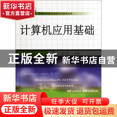 正版 计算机应用基础/网络继续教育课程学习指导丛书 何九周 武汉