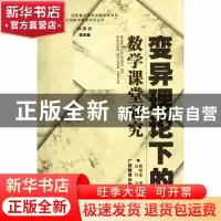 正版 变异理论下的数学课堂研究/中国数学教育研究丛书 黄荣金|主