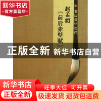 正版 赵孟頫前后赤壁赋/书法指导教程 杨汉卿 江苏美术 978753445