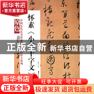 正版 怀素小草千字文(全彩色高清珍藏本)/中国历代法书墨迹珍品原
