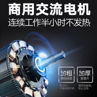 lecon/ 乐创商用12型多功能绞肉机电动 蒜泥机 碎肉搅拌灌肠机不锈钢绞馅
