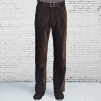 墨绿色大气时尚灯芯绒休闲裤BKA855