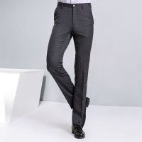 黑灰色羊毛修身时尚商务西裤CK151