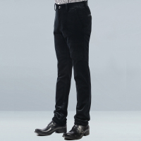 深墨绿儒雅柔软舒适休闲裤BK3685