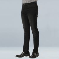 黑色魅力成熟稳重时尚舒适牛仔长裤BKN008