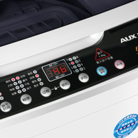 奥克斯（AUX）热烘干XQB62-A1658R6.2公斤波轮迷你洗衣机小全自动家用洗烘一体 透明黑