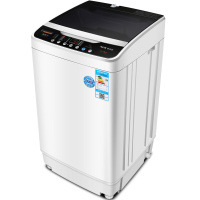奥克斯（AUX）热烘干XQB62-A1658R6.2公斤波轮迷你洗衣机小全自动家用洗烘一体 透明黑
