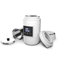 金正电热水壶迷你旅行烧水壶家用便携式宿舍小型保温加热水杯煮粥旅行养生壶多功能全自动办公室mini单壶