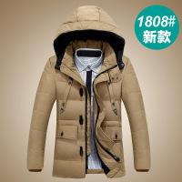 Vanled天天加厚冬装 男士冬装厚羽绒服 冬季鸭绒男装真毛领外套yrf