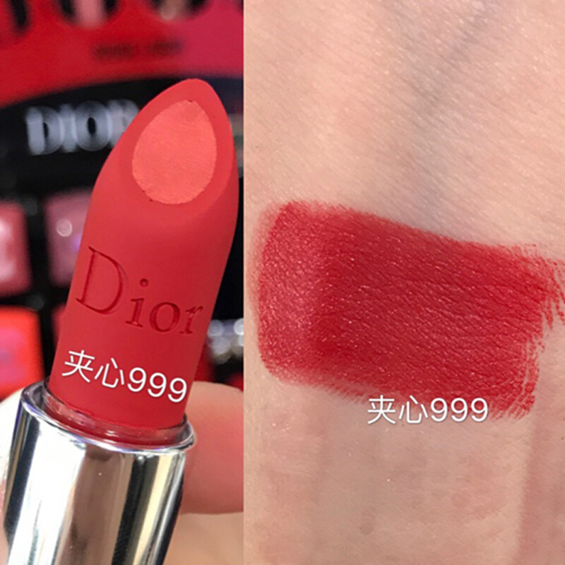 dior迪奥口红女士唇膏口红999夹心雾红