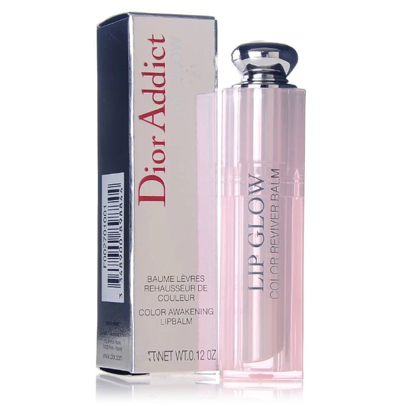 Dior/迪奥粉漾魅惑润唇蜜唇彩口红变色唇膏色泽持久保湿补水滋润1.4g小样001# 粉色