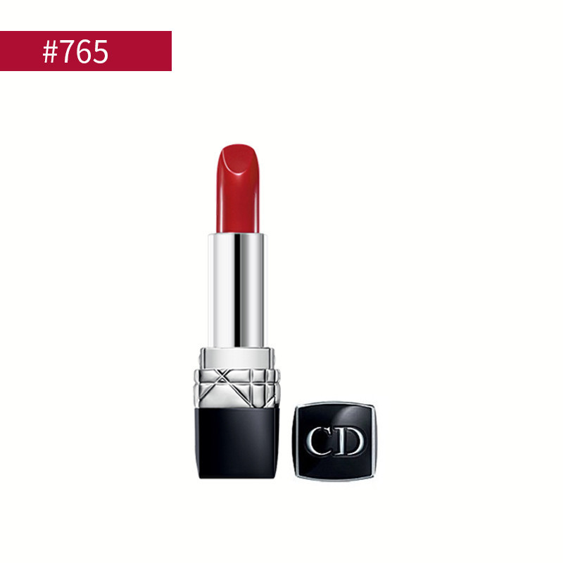Dior/迪奥烈焰蓝金唇膏口红持久保湿不易脱色1.4g小样765#玫瑰红色