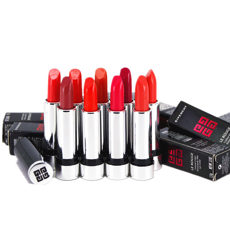 Givenchy/纪梵希粉色小羊皮口红高级定制唇膏1.5g 保湿滋润色泽持久易上色 315#姨妈色