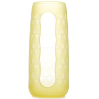 贝亲 硅胶奶瓶套 防摔套 适合标准口径玻璃奶瓶240ml BA107