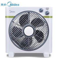 美的（Midea）机械版转页电风扇KYT25-15AW 台扇办公桌学生扇转叶扇小巧省电正品 迷你小电风扇 鸿运扇支持定时