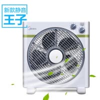 美的(Midea) 台式电风扇 KYT25-15AW 转页扇 四档机械台扇 家用办公 学生宿舍鸿运扇 节能静音定时10吋
