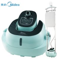 美的（Midea）挂烫机 YGD20D7 6档2L水箱1800W 可卧可立双杆立式蒸汽挂烫机 家用挂式小型手持熨斗