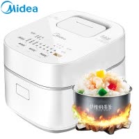 美的（Midea）电饭煲 MB-WHS30C96 IH加热 3L容量钢化玻璃面板 柴火饭 智能预约