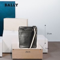 巴利(Bally)男包 头层牛皮竖款拉链男士硬单肩包 斜跨包 锁手提包 男 TERINO280