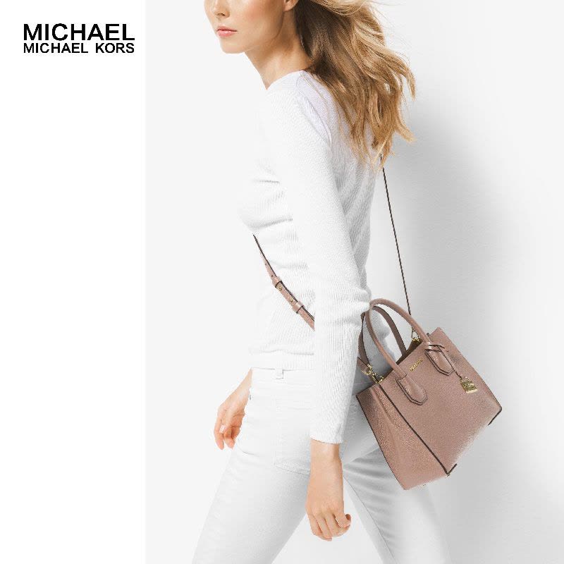 迈克·科尔斯(MICHAEL KORS)女包 欧美时尚硬牛皮小号锁头包 单肩包 手提包 女斜跨包 30F6SM9M2L图片