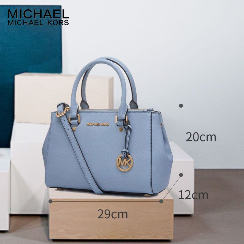 迈克·科尔斯(MICHAEL KORS)女包 欧美时尚十字纹杀手包小号 牛皮单肩手提包 斜挎包 女30F4GSUS5L图片