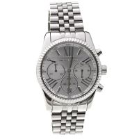 MichaelKors/MK迈克·科尔斯手表 时尚钢带圆盘三眼石英表 女 MK5555系列