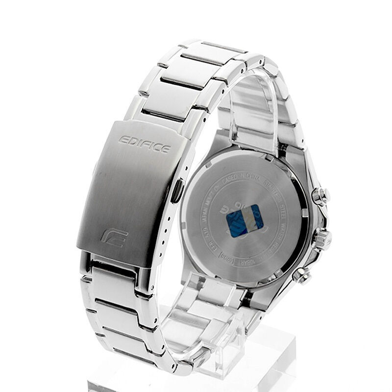 CASIO卡西欧手表 休闲时尚钢带计时日历防水石英表 男 EFR-516D-1A2V