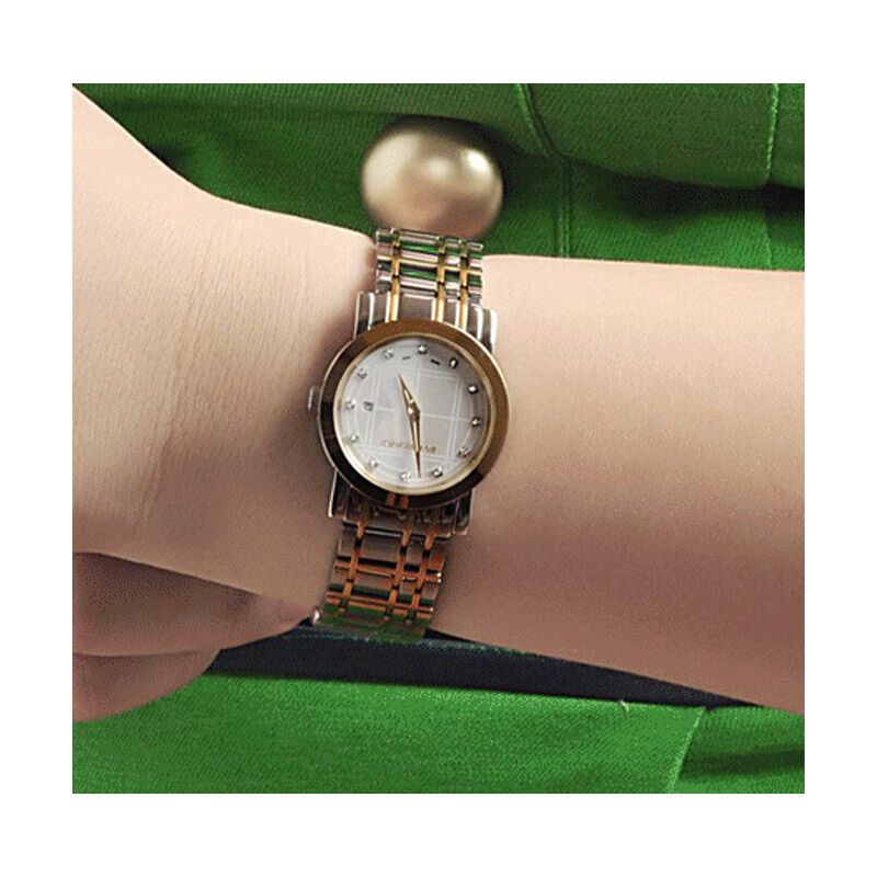 burberry博柏利手表经典英伦风情钢带圆盘石英表女腕表bu1375