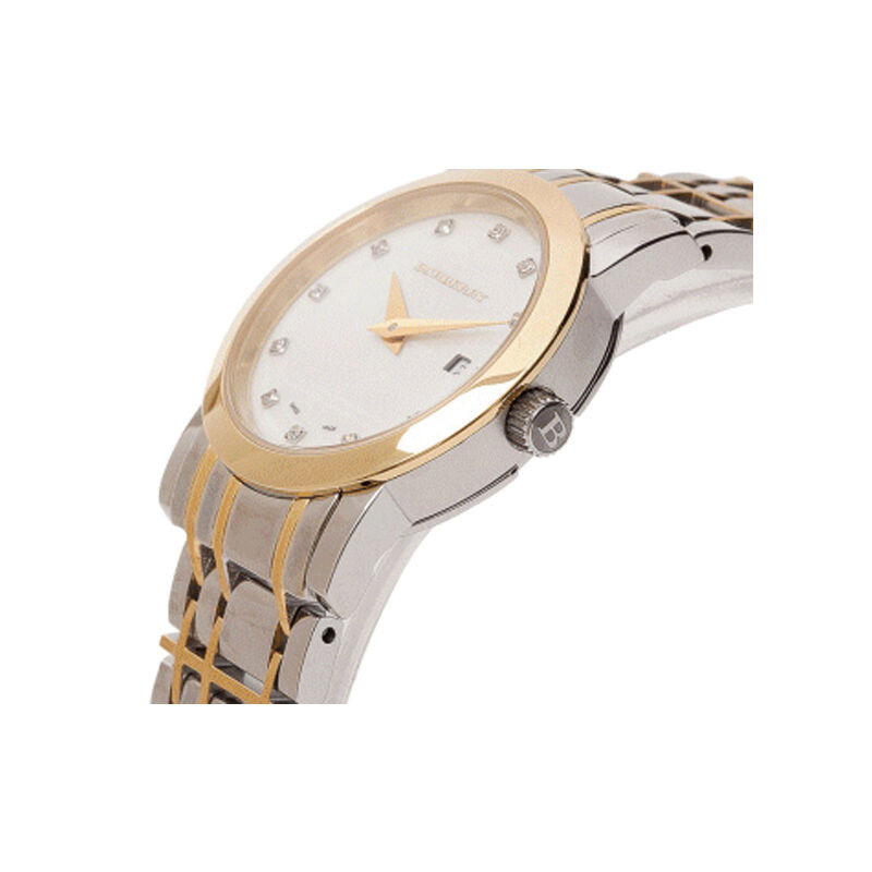 burberry博柏利手表经典英伦风情钢带圆盘石英表女腕表bu1375