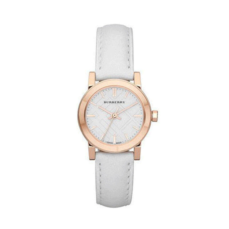 burberry博柏利手表休闲时尚皮革表带圆盘英女士手表女bu92069210