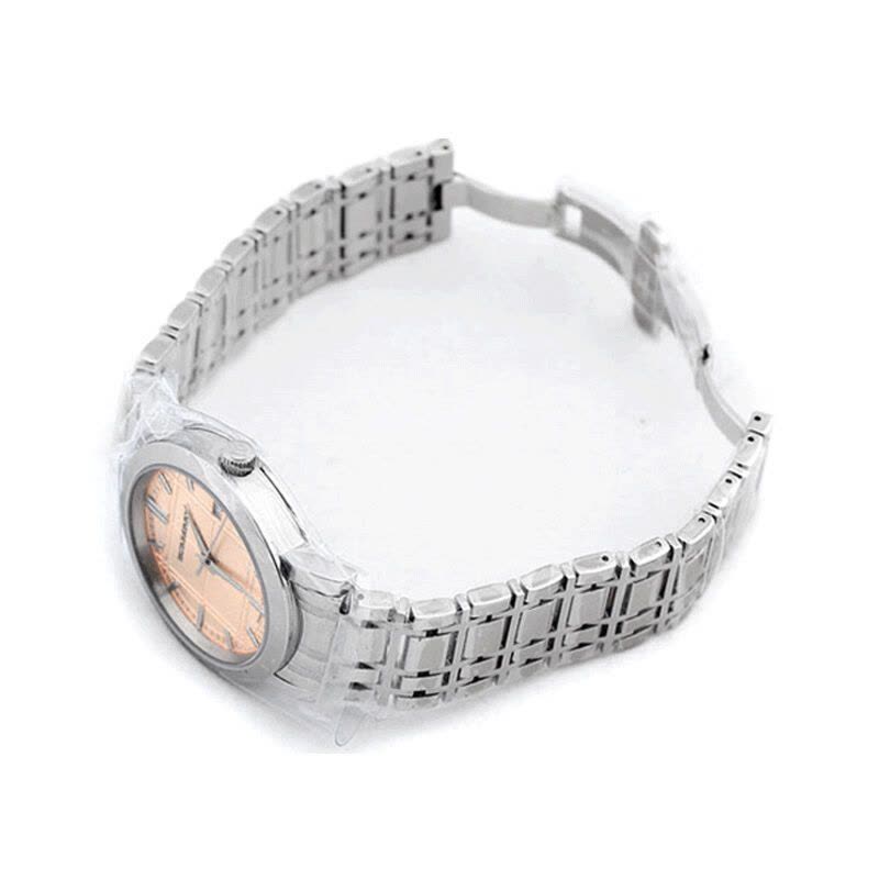 (BURBERRY)博柏利手表休闲时尚金属带圆盘情侣石英腕表BU1352-BU1353图片