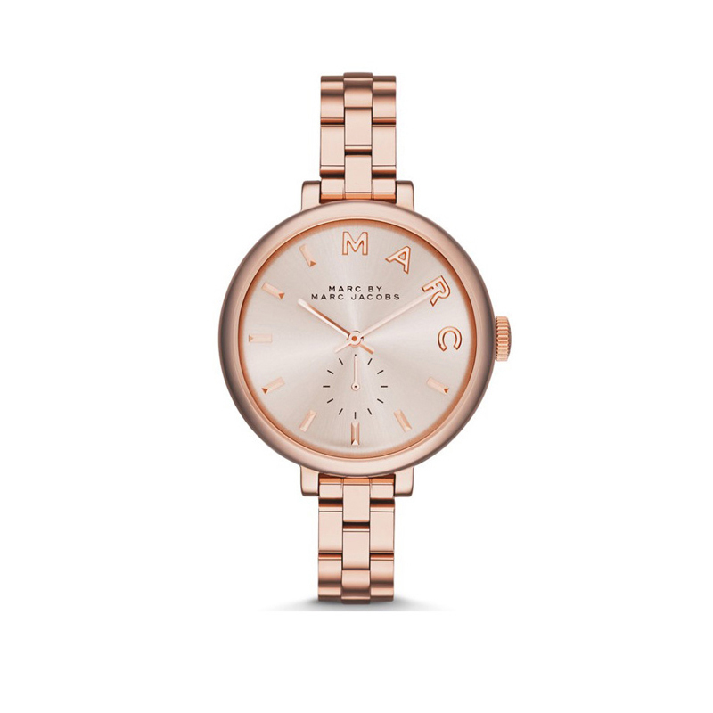 marcbymarcjacobs马克雅可布手表钢带圆盘石英表女腕表mbm3364