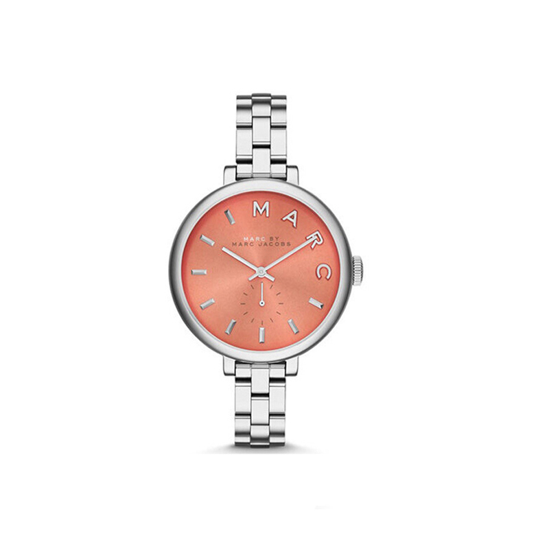 marcbymarcjacobs马克雅可布手表钢带圆盘石英表女腕表mbm3364