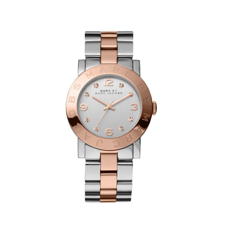 马克·雅可布之马克(MARC BY MARC JACOBS)手表 休闲欧美时尚金属表带圆盘石英表 女 MBM3194系列