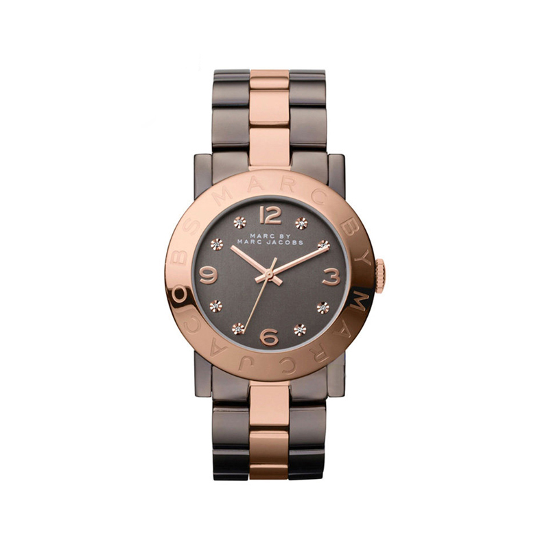 马克·雅可布之马克(MARC BY MARC JACOBS)手表 休闲欧美时尚金属表带圆盘石英表 女 MBM3194系列