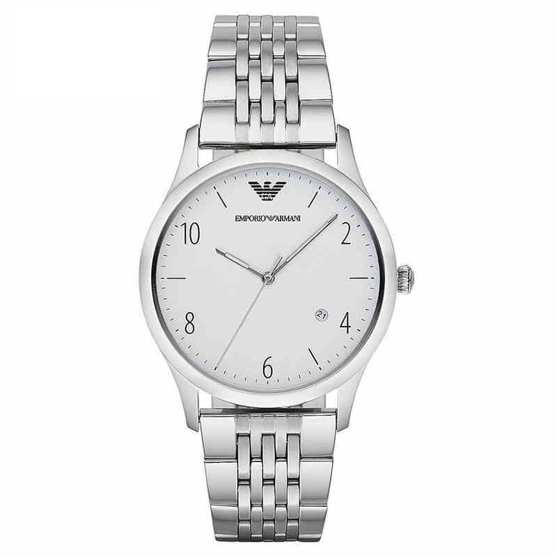 阿玛尼emporioarmani手表时尚欧美品牌皮带圆盘男表石英表ar1865