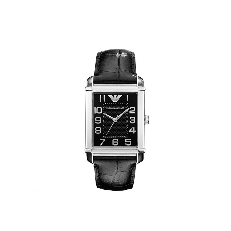 阿玛尼(EMPORIO ARMANI)运动时尚简约皮革表带石英表 情侣款 AR0362 AR0363 AR0364
